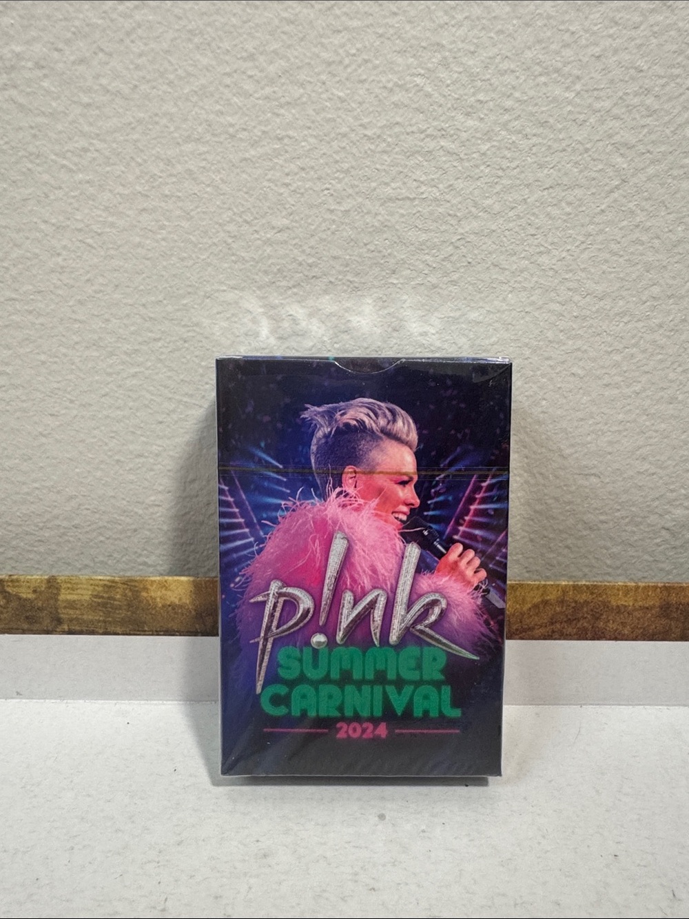 2024 P!NK Summer Carnival Concert Souvenir Memorabilia Unopened Playing Cards.
